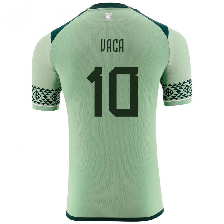 Dames Bolivia Ramiro Vaca #10 Licht Groen Thuisshirt Thuistenue 24-26 T-Shirt