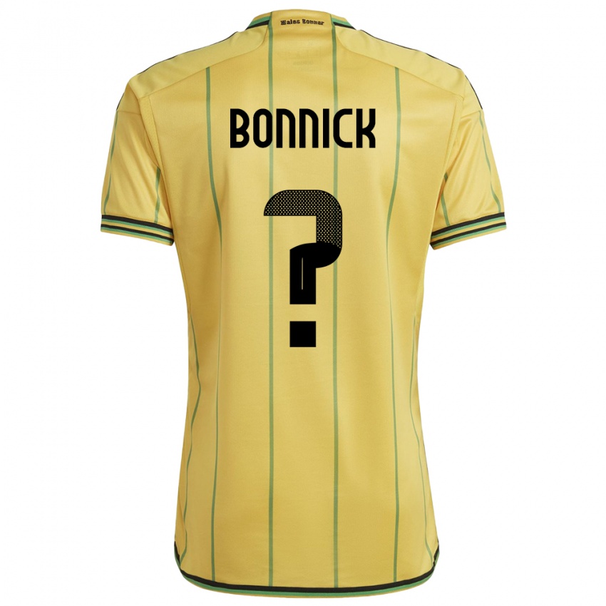 Dames Jamaica Sheyenne Bonnick #0 Geel Thuisshirt Thuistenue 24-26 T-Shirt