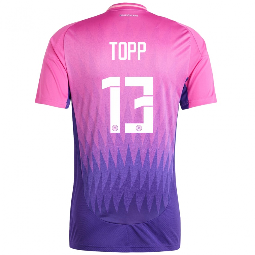 Dames Duitsland Keke Topp #13 Roze Paars Uitshirt Uittenue 24-26 T-Shirt