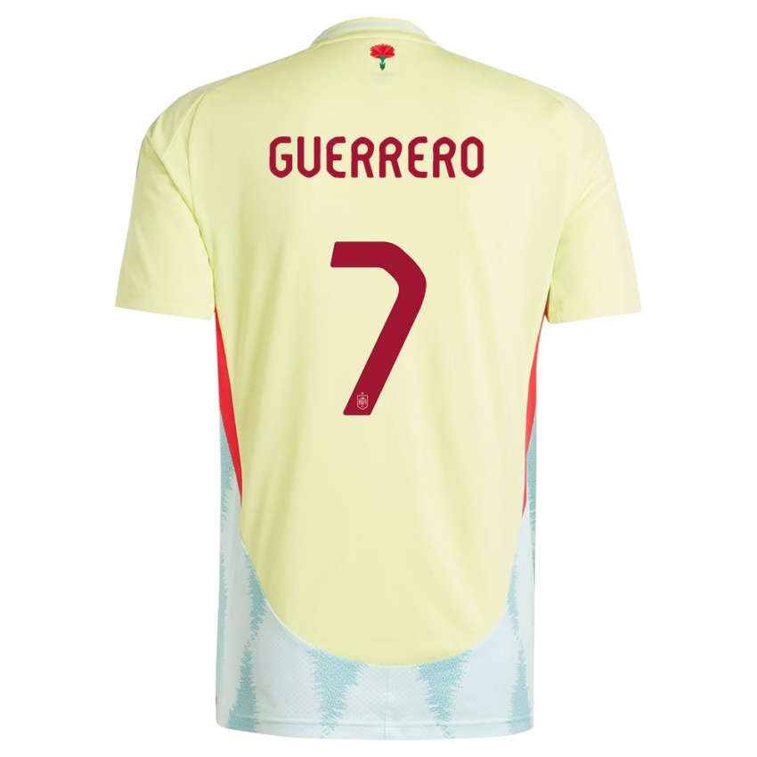 Dames Spanje Irene Guerrero #7 Geel Uitshirt Uittenue 24-26 T-Shirt