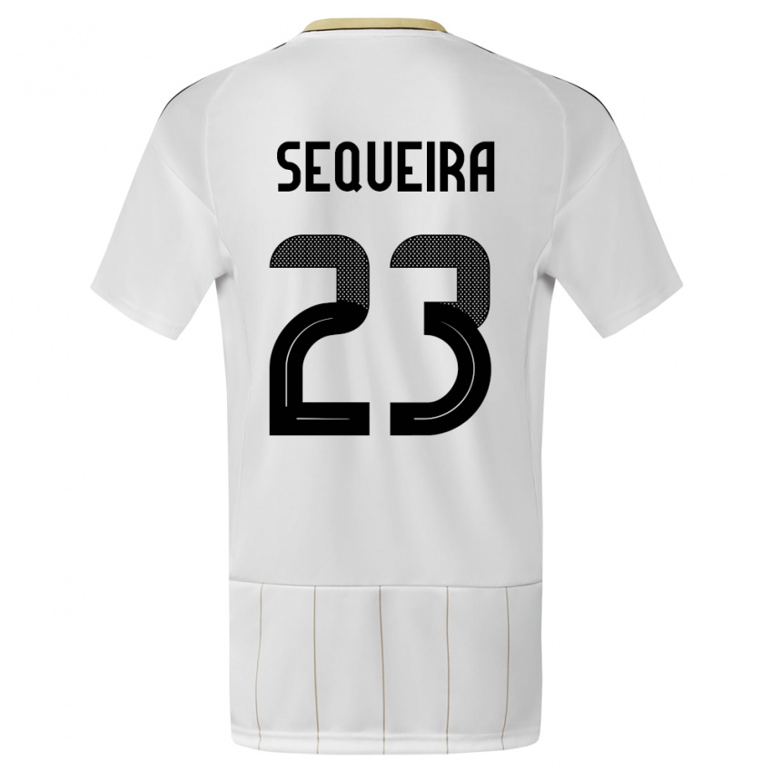 Dames Costa Rica Patrick Sequeira #23 Wit Uitshirt Uittenue 24-26 T-Shirt