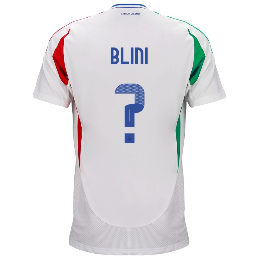 Dames Italië Oliver Blini #0 Wit Uitshirt Uittenue 24-26 T-Shirt