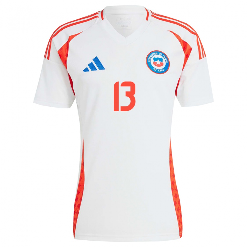 Dames Chili Anaís Cifuentes #13 Wit Uitshirt Uittenue 24-26 T-Shirt