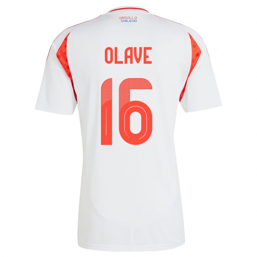 Dames Chili Isidora Olave #16 Wit Uitshirt Uittenue 24-26 T-Shirt