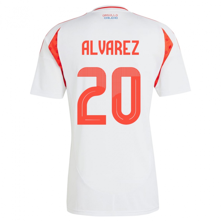 Dames Chili Anaís Álvarez #20 Wit Uitshirt Uittenue 24-26 T-Shirt