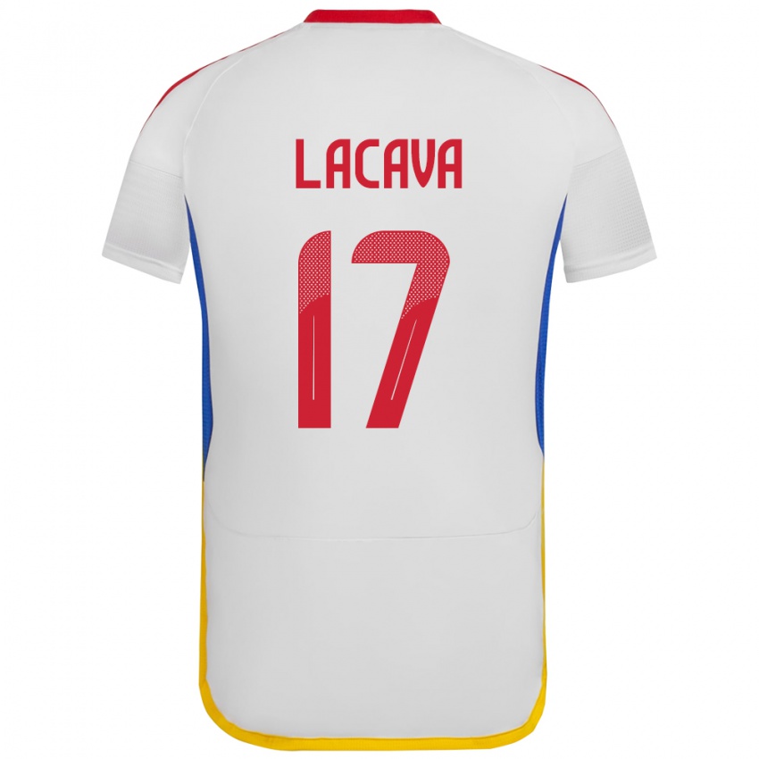 Dames Venezuela Matías Lacava #17 Wit Uitshirt Uittenue 24-26 T-Shirt