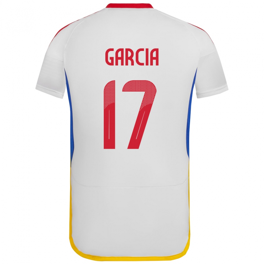 Dames Venezuela Gabriela García #17 Wit Uitshirt Uittenue 24-26 T-Shirt