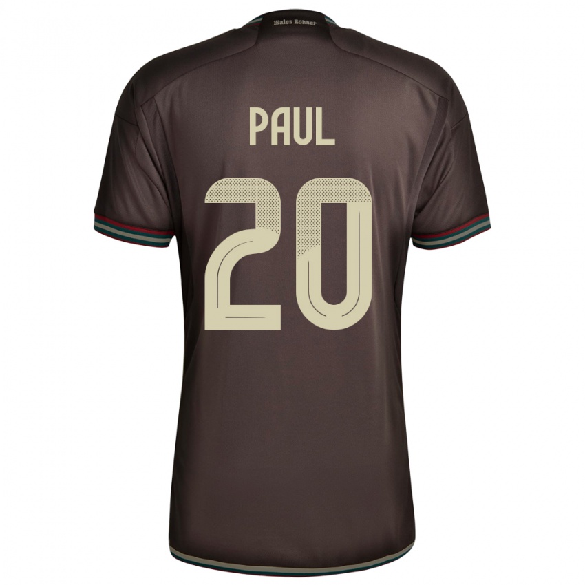 Dames Jamaica Lachante Paul #20 Nachtbruin Uitshirt Uittenue 24-26 T-Shirt