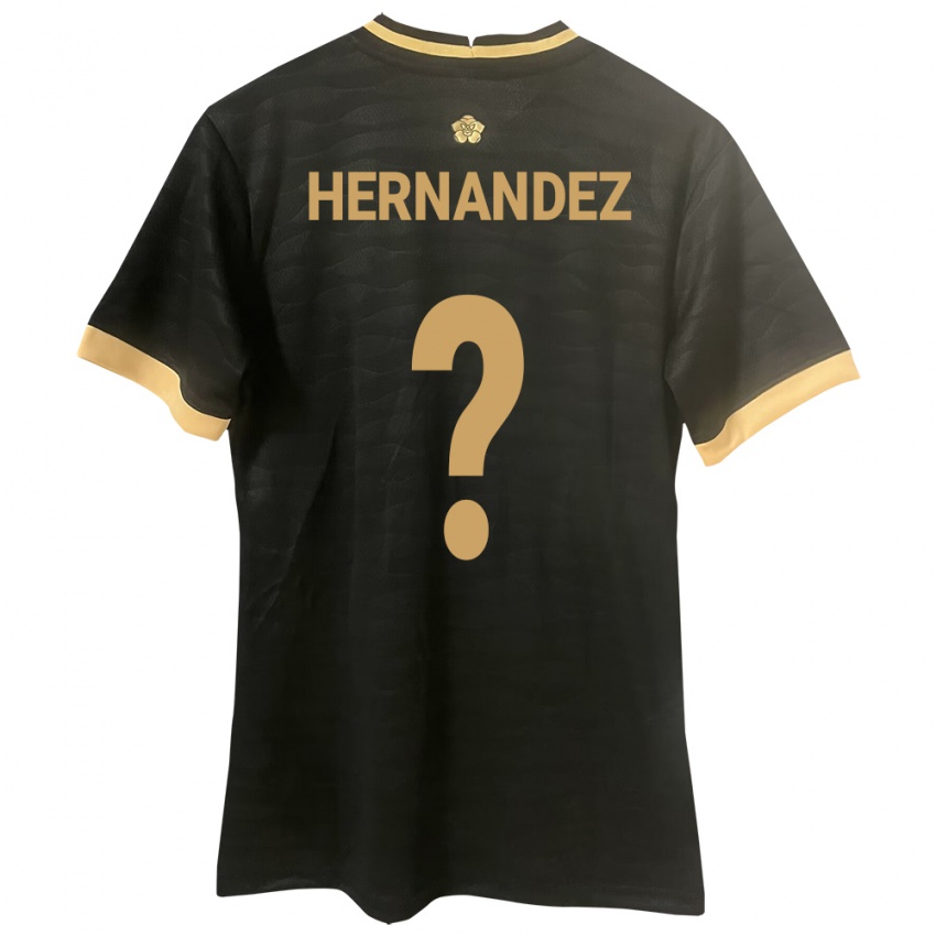 Dames Panama Carlos Hernández #0 Zwart Uitshirt Uittenue 24-26 T-Shirt