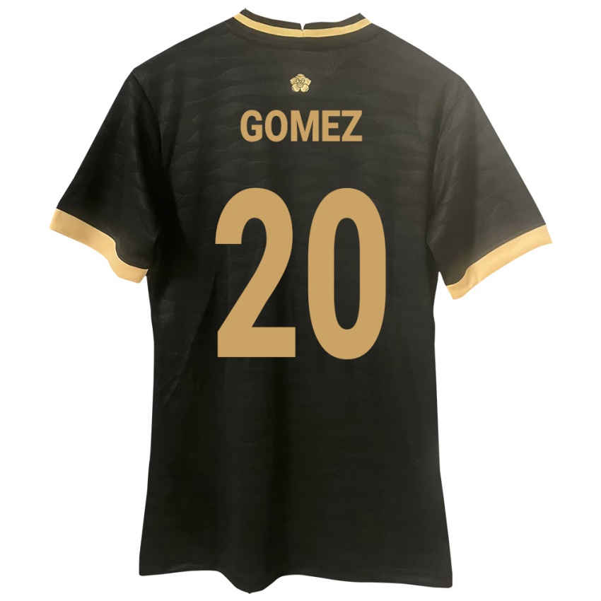 Dames Panama Ernesto Gómez #20 Zwart Uitshirt Uittenue 24-26 T-Shirt