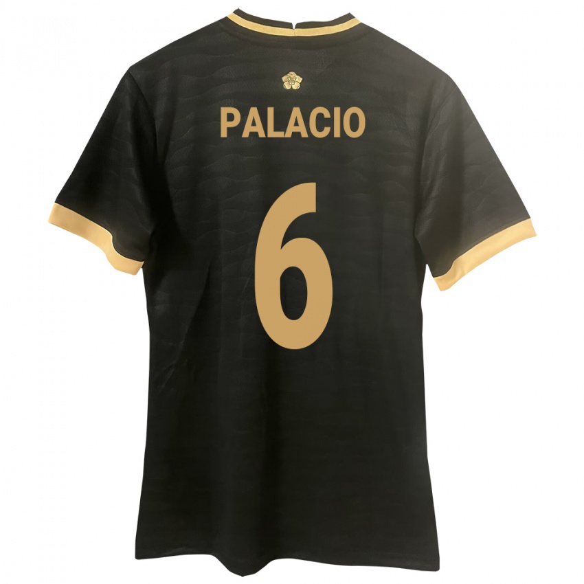 Dames Panama Yamileth Palacio #6 Zwart Uitshirt Uittenue 24-26 T-Shirt