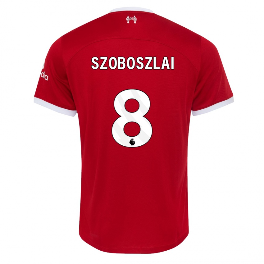 Kinderen Dominik Szoboszlai #8 Rood Thuisshirt Thuistenue 2023/24 T-Shirt