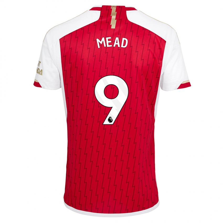 Kinderen Beth Mead #9 Rood Thuisshirt Thuistenue 2023/24 T-Shirt