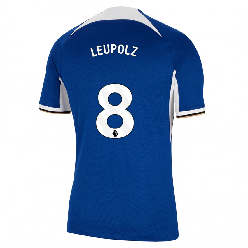 Kinderen Melanie Leupolz #8 Blauw Thuisshirt Thuistenue 2023/24 T-Shirt
