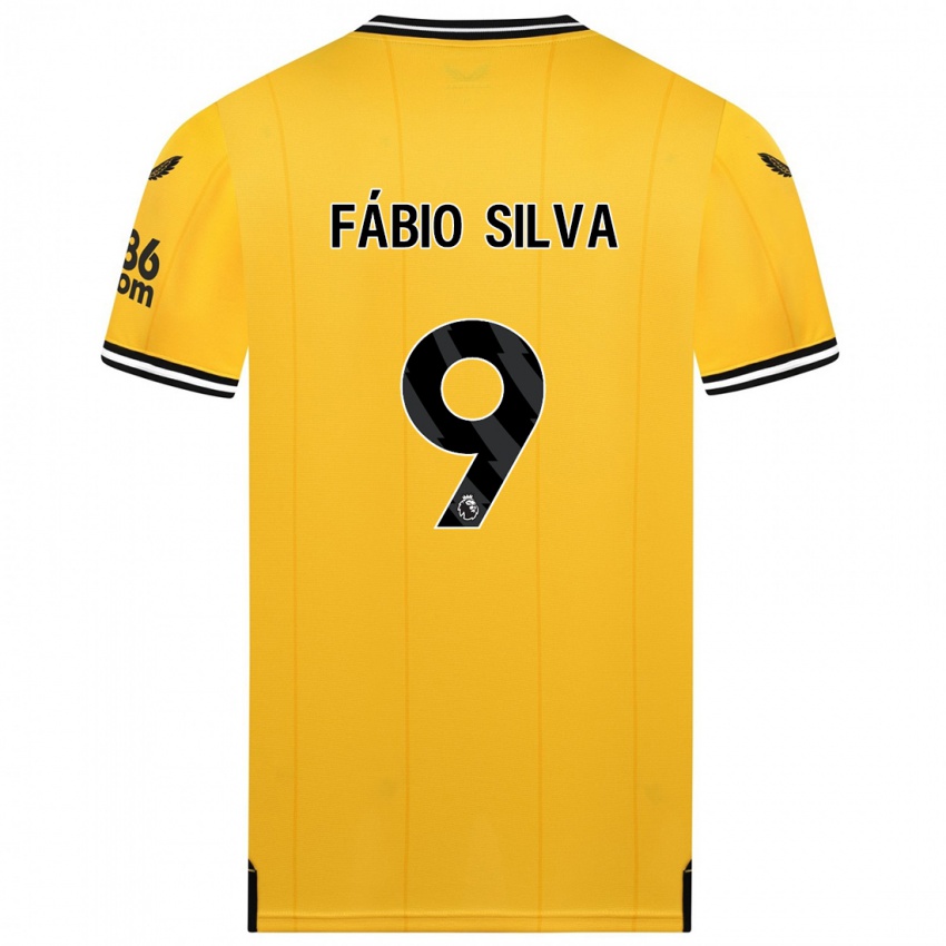 Kinderen Fabio Silva #9 Geel Thuisshirt Thuistenue 2023/24 T-Shirt
