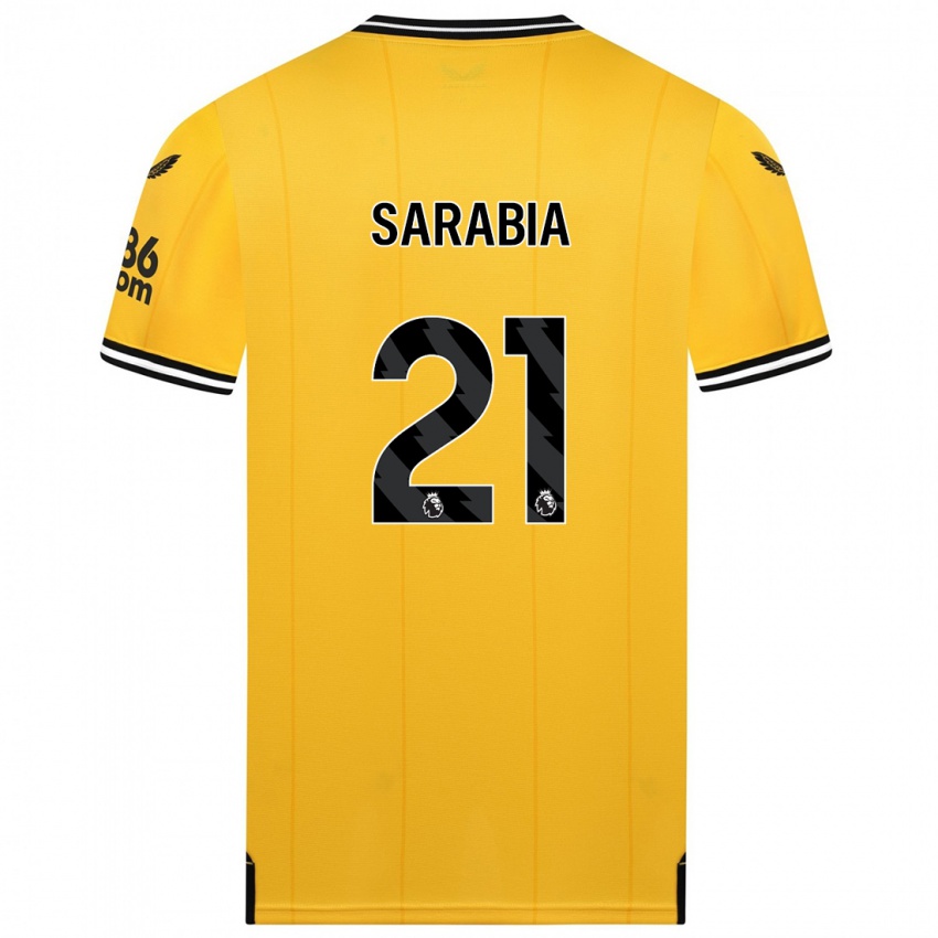 Kinderen Pablo Sarabia #21 Geel Thuisshirt Thuistenue 2023/24 T-Shirt
