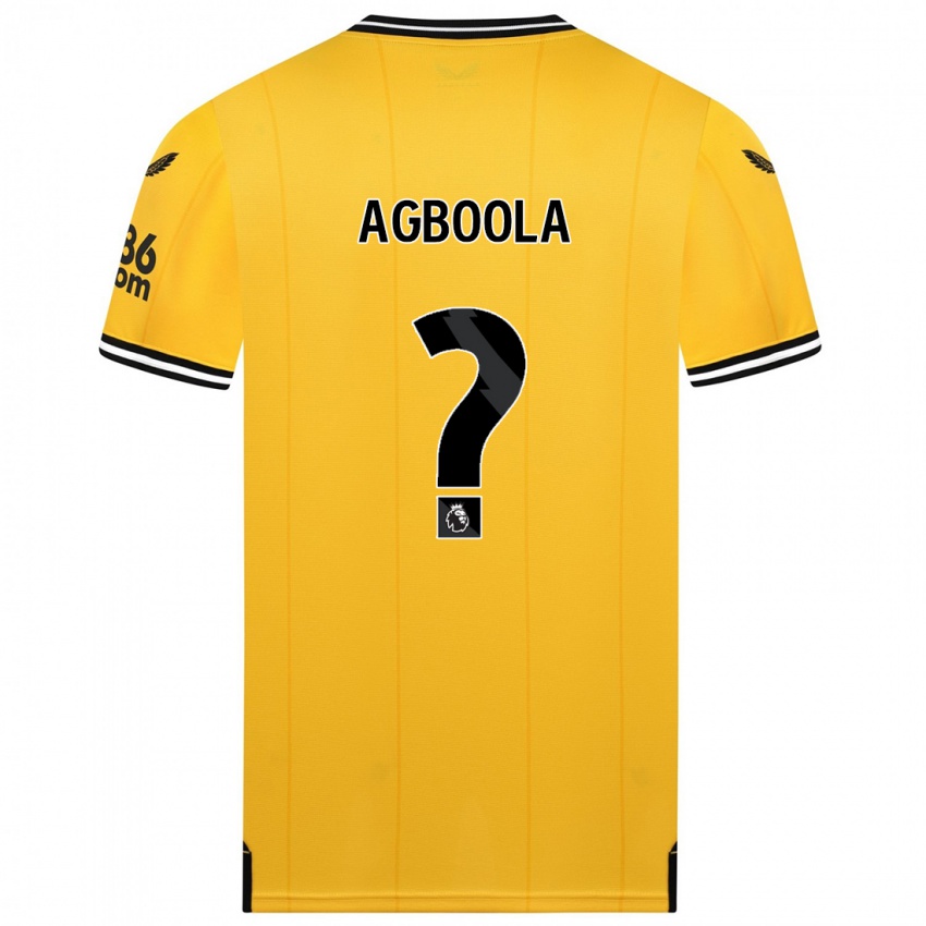 Kinderen Michael Agboola #0 Geel Thuisshirt Thuistenue 2023/24 T-Shirt