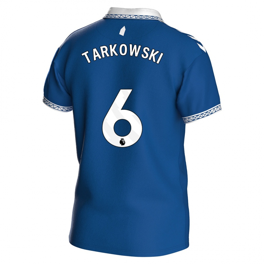 Kinderen James Tarkowski #6 Koningsblauw Thuisshirt Thuistenue 2023/24 T-Shirt