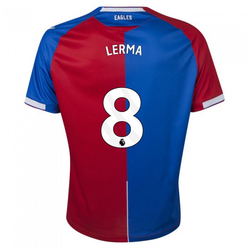 Kinderen Jefferson Lerma #8 Rood Blauw Thuisshirt Thuistenue 2023/24 T-Shirt