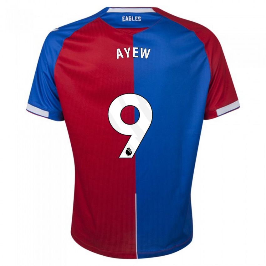 Kinderen Ayew #9 Rood Blauw Thuisshirt Thuistenue 2023/24 T-Shirt