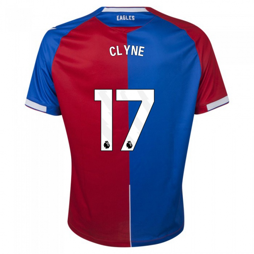 Kinderen Nathaniel Clyne #17 Rood Blauw Thuisshirt Thuistenue 2023/24 T-Shirt