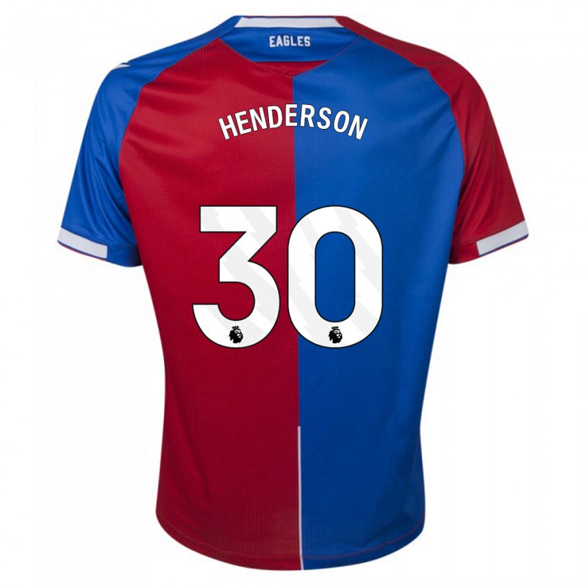 Kinderen Dean Henderson #30 Rood Blauw Thuisshirt Thuistenue 2023/24 T-Shirt