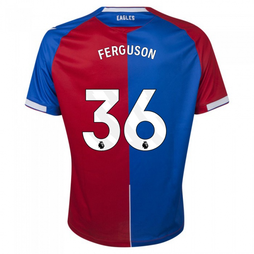 Kinderen Nathan Ferguson #36 Rood Blauw Thuisshirt Thuistenue 2023/24 T-Shirt