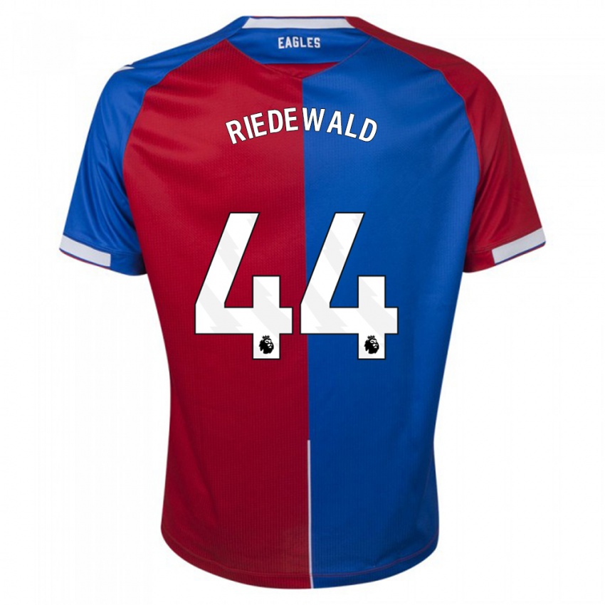 Kinderen Jairo Riedewald #44 Rood Blauw Thuisshirt Thuistenue 2023/24 T-Shirt