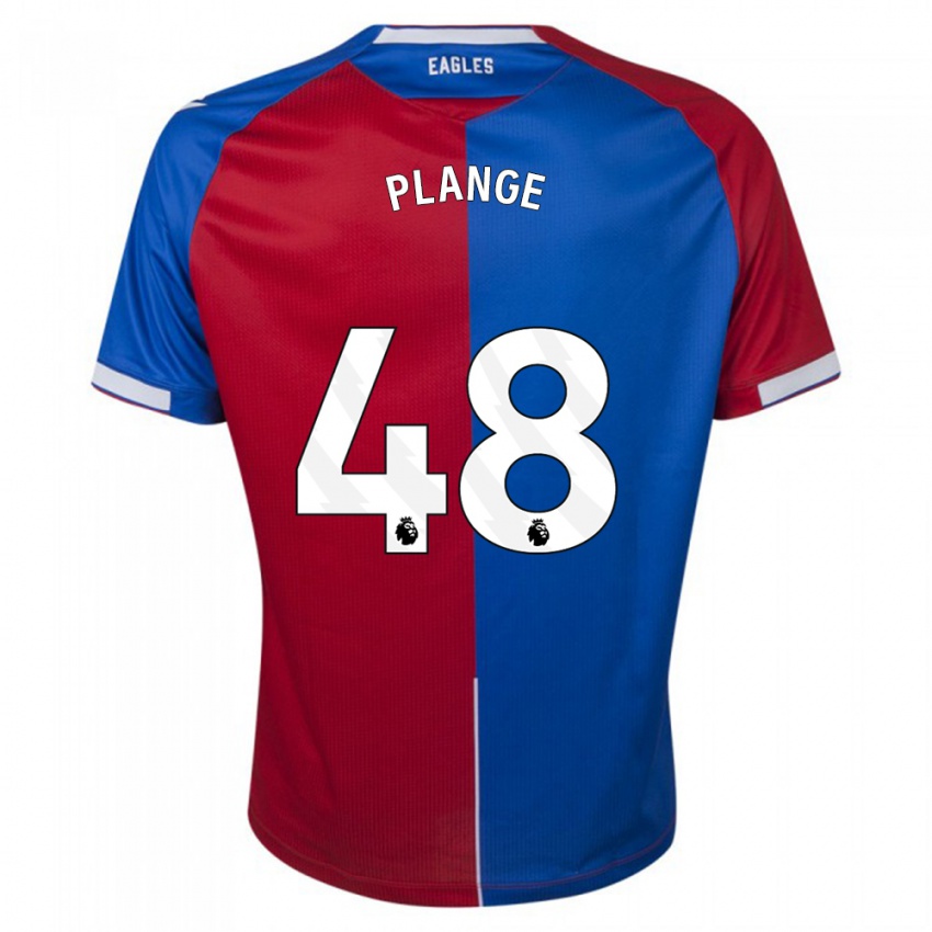 Kinderen Luke Plange #48 Rood Blauw Thuisshirt Thuistenue 2023/24 T-Shirt