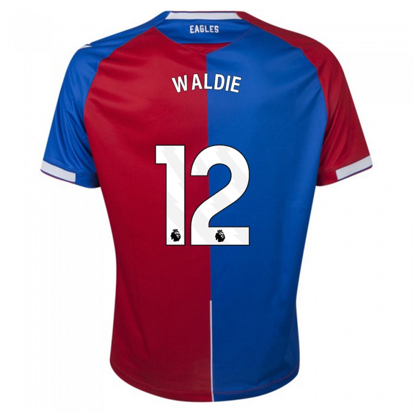 Kinderen Lizzie Waldie #12 Rood Blauw Thuisshirt Thuistenue 2023/24 T-Shirt