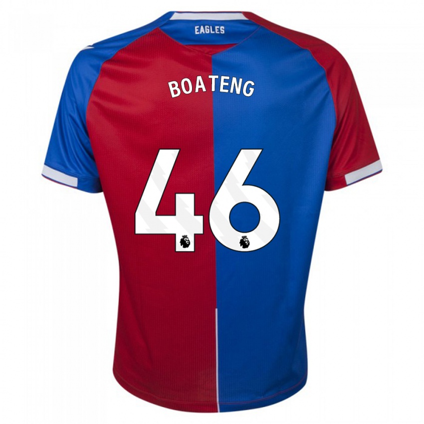 Kinderen Malachi Boateng #46 Rood Blauw Thuisshirt Thuistenue 2023/24 T-Shirt