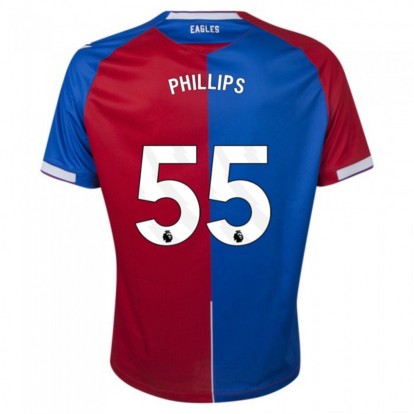 Kinderen Killian Phillips #55 Rood Blauw Thuisshirt Thuistenue 2023/24 T-Shirt