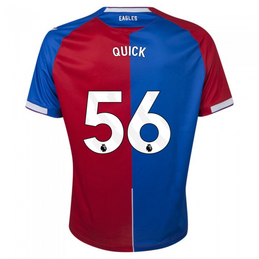 Kinderen Daniel Quick #56 Rood Blauw Thuisshirt Thuistenue 2023/24 T-Shirt