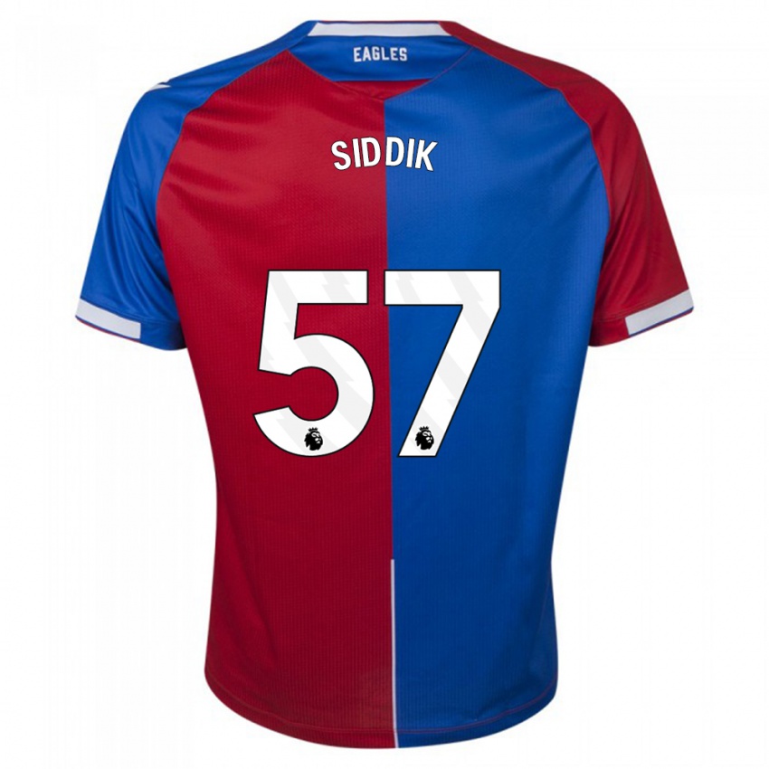 Kinderen Cardo Siddik #57 Rood Blauw Thuisshirt Thuistenue 2023/24 T-Shirt