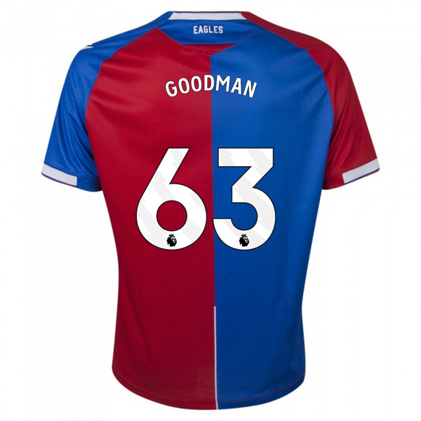 Kinderen Owen Goodman #63 Rood Blauw Thuisshirt Thuistenue 2023/24 T-Shirt