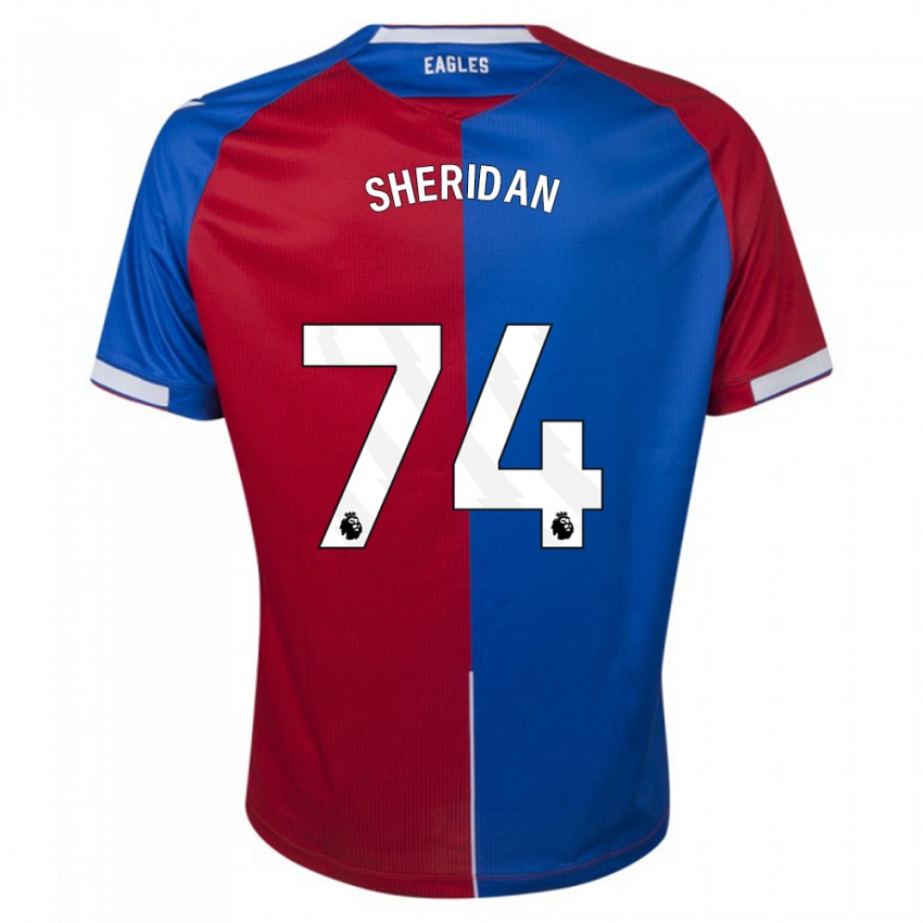 Kinderen Joe Sheridan #74 Rood Blauw Thuisshirt Thuistenue 2023/24 T-Shirt