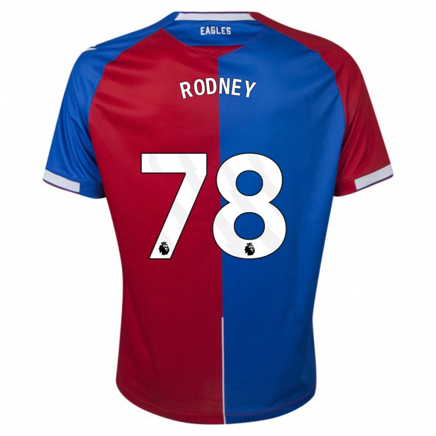 Kinderen Kaden Rodney #78 Rood Blauw Thuisshirt Thuistenue 2023/24 T-Shirt