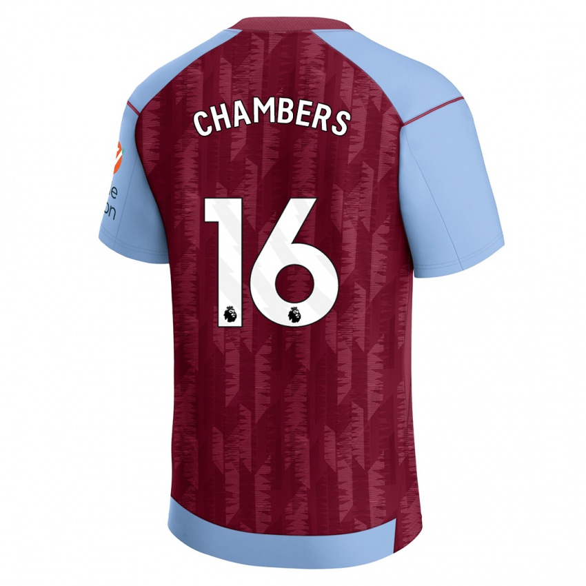 Kinderen Calum Chambers #16 Claret Blauw Thuisshirt Thuistenue 2023/24 T-Shirt