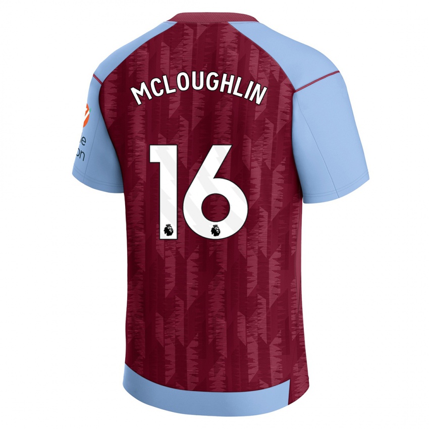 Kinderen Olivia Mcloughlin #16 Claret Blauw Thuisshirt Thuistenue 2023/24 T-Shirt