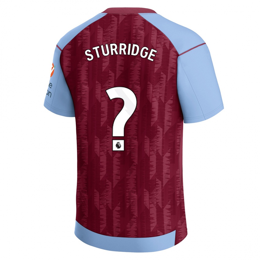 Kinderen Dj Campton Sturridge #0 Claret Blauw Thuisshirt Thuistenue 2023/24 T-Shirt