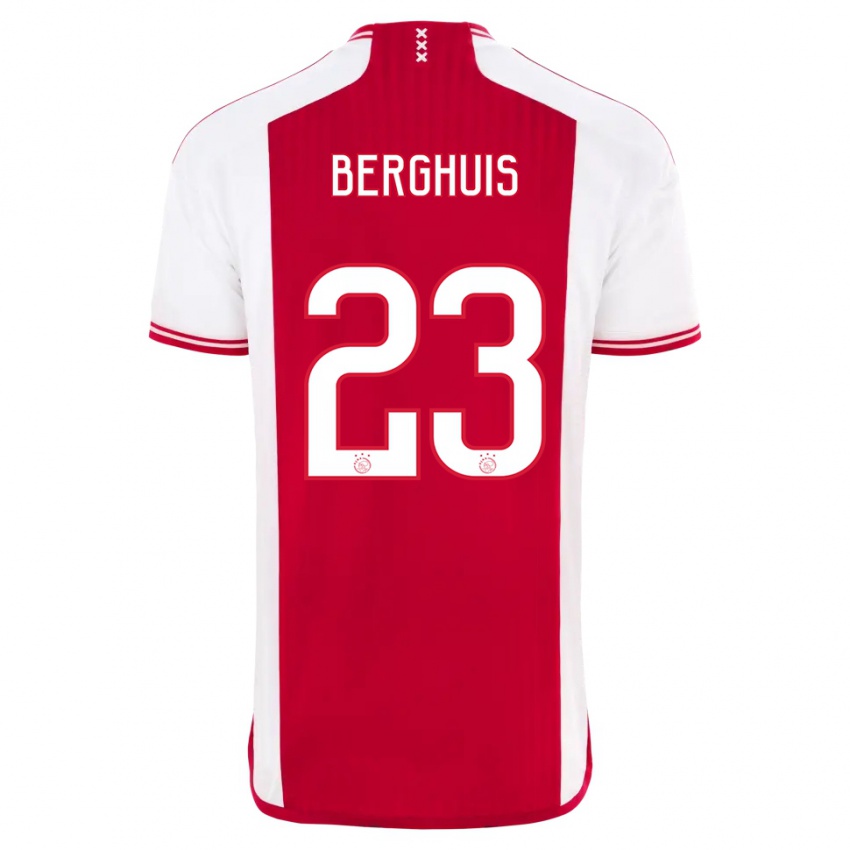 Kinderen Steven Berghuis #23 Rood Wit Thuisshirt Thuistenue 2023/24 T-Shirt