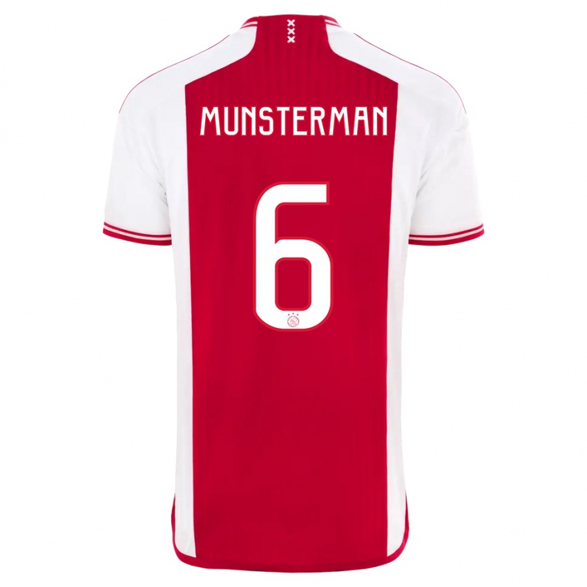 Kinderen Marthe Munsterman #6 Rood Wit Thuisshirt Thuistenue 2023/24 T-Shirt