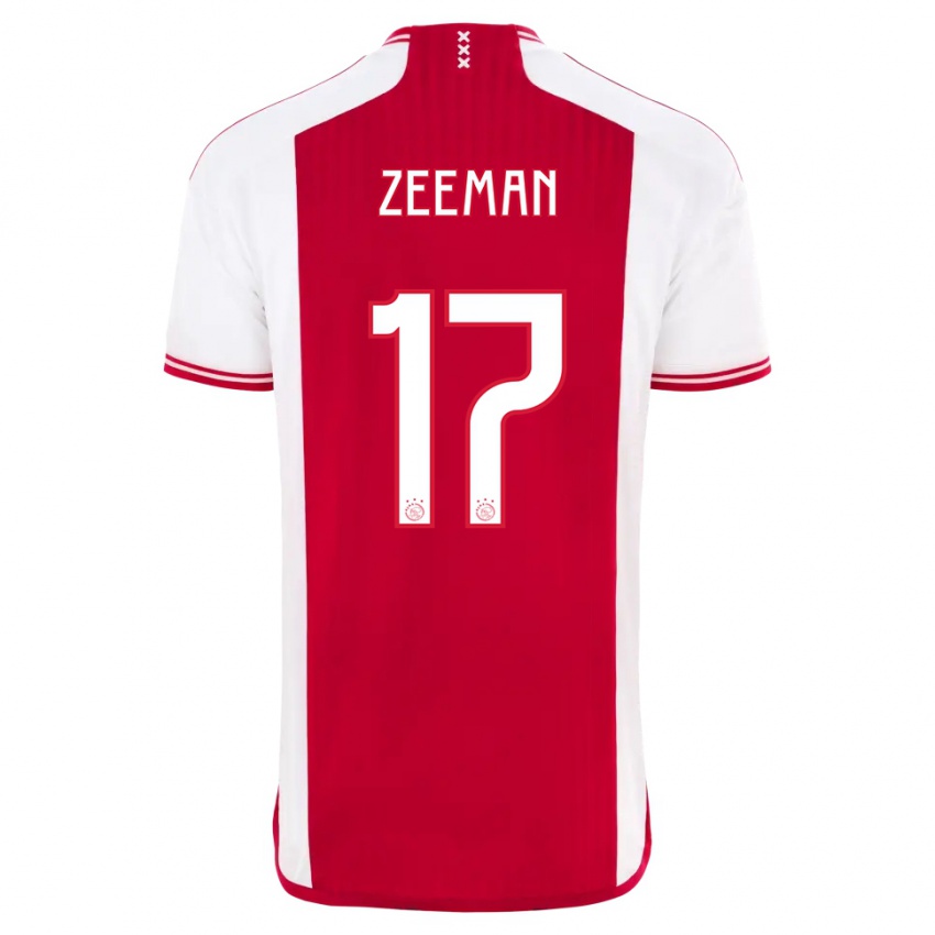 Kinderen Kelly Zeeman #17 Rood Wit Thuisshirt Thuistenue 2023/24 T-Shirt