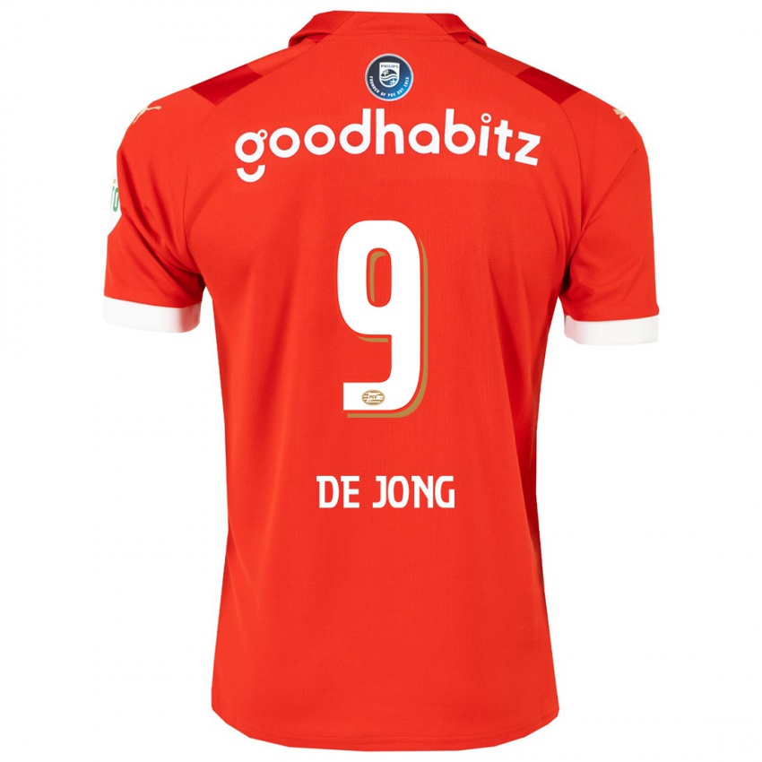 Kinderen Luuk De Jong #9 Rood Thuisshirt Thuistenue 2023/24 T-Shirt