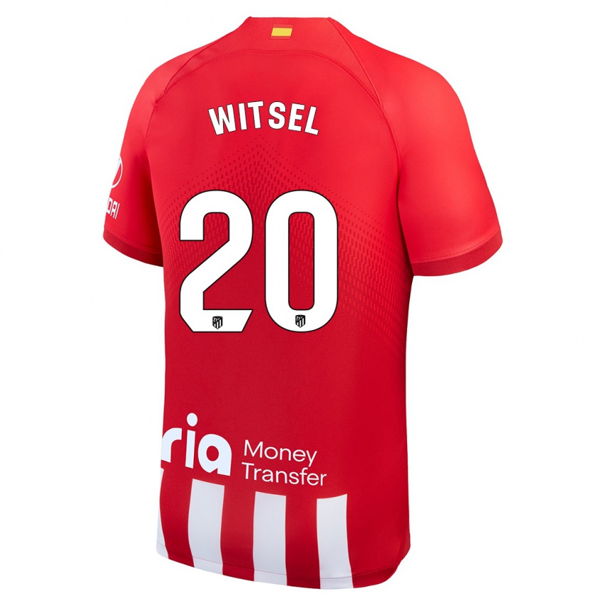 Kinderen Axel Witsel #20 Rood Wit Thuisshirt Thuistenue 2023/24 T-Shirt