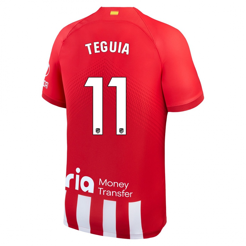 Kinderen Cedric Teguia #11 Rood Wit Thuisshirt Thuistenue 2023/24 T-Shirt