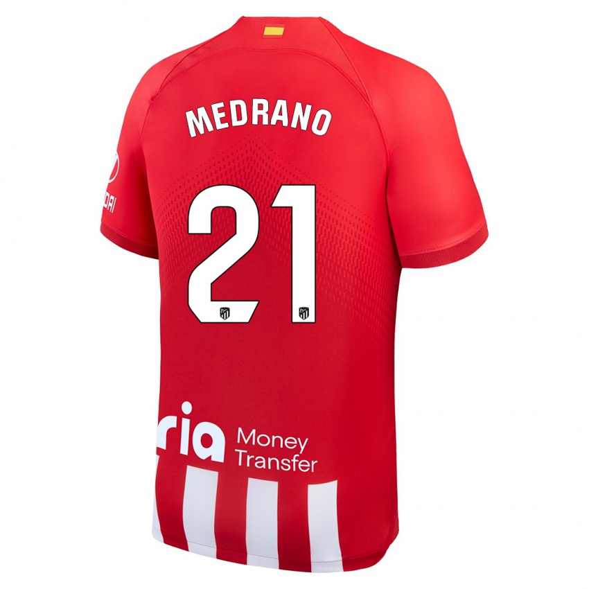 Kinderen Fernando Medrano #21 Rood Wit Thuisshirt Thuistenue 2023/24 T-Shirt