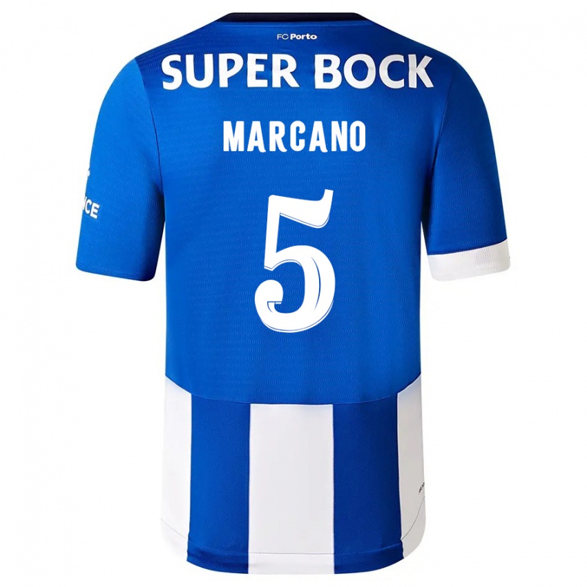 Kinderen Ivan Marcano #5 Blauw Wit Thuisshirt Thuistenue 2023/24 T-Shirt