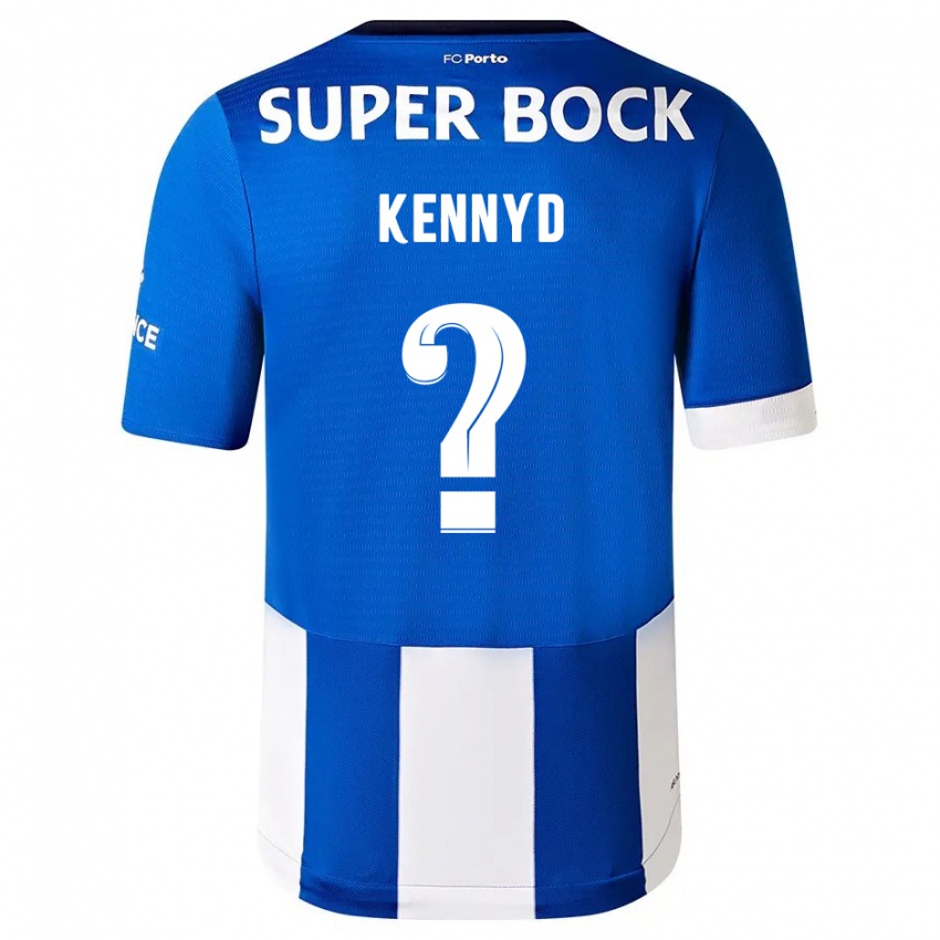 Kinderen Kennyd #0 Blauw Wit Thuisshirt Thuistenue 2023/24 T-Shirt