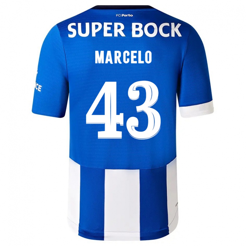 Kinderen Joao Marcelo #43 Blauw Wit Thuisshirt Thuistenue 2023/24 T-Shirt